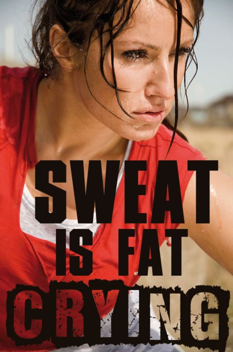 Runner Things #933: Sweat is fat crying. 