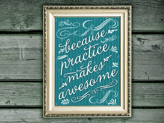 Runner Things #1036: Because practice makes awesome. 