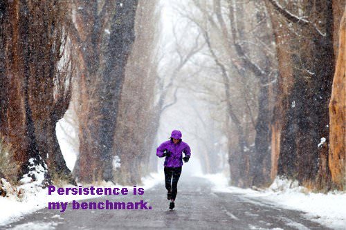 Runner Things #880: Persistence is my benchmark. 