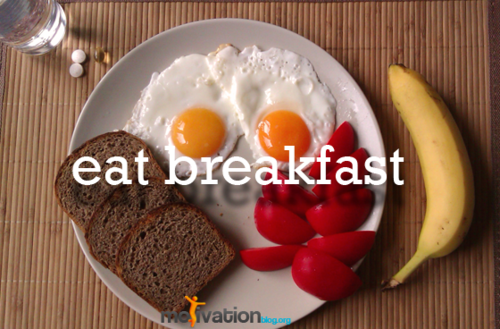 Runner Things #1122: Eat breakfast.