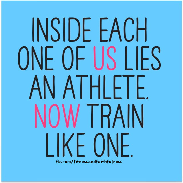 Runner Things #1248: Inside each one of us lies an athlete. Now train like one.