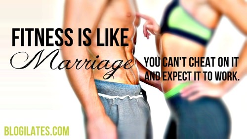 Runner Things #1273: Fitness is like marriage. You can't cheat on it and expect it to work.