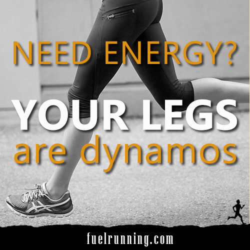 Runner Things #1399: Need energy? Your legs are dynamos. - fb,running,jeremy-chin