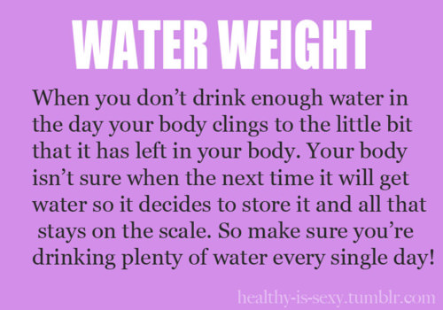 Runner Things #1513: Water weight. - fb,nutrition