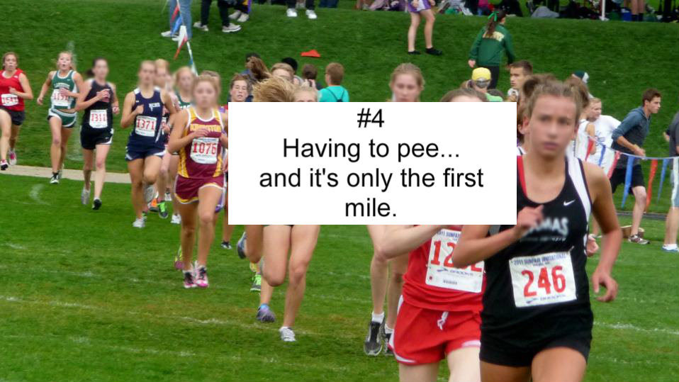 Runner Things #1543: Having to pee and it's only the first mile. 