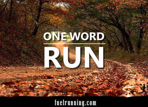 Runner Things #1655: One word, Run.