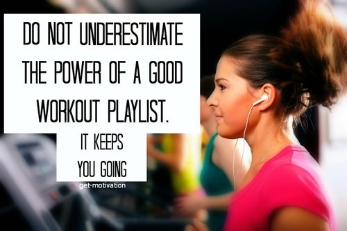 Runner Things #1718: Do not underestimate the power of a good workout playlist. It keeps you going.