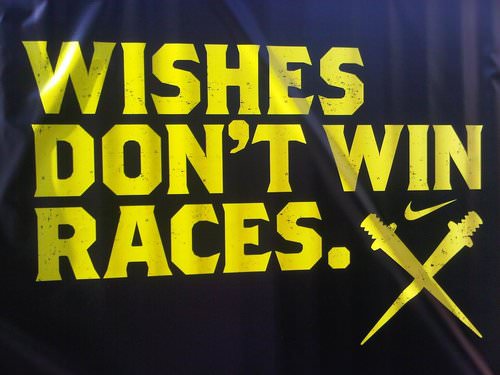 Runner Things #1724: Wishes don't win races.