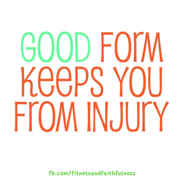 Runner Things #1782: Good form keeps you from injury.