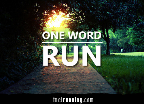 Runner Things #1832: One word,run.