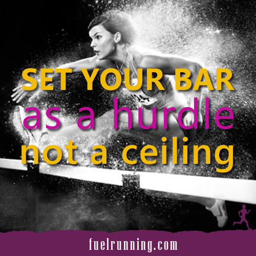 Runner Things #1805:  Set your bar as a hurdle not a ceiling. - fb,running,jeremy-chin