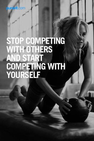 Runner Things #1884: Stop competing with others and start competing with yourself.