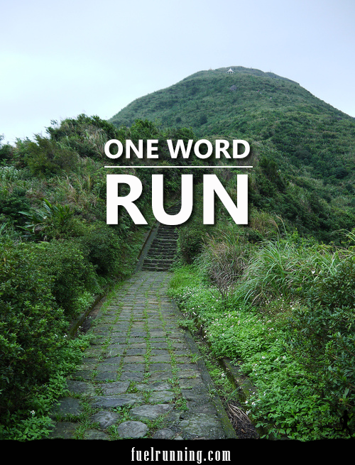 Runner Things #1936: One word run.