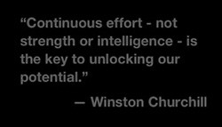 Runner Things #1944: Continuous effort - not strength or intelligence - is the key to unlocking our potential.
