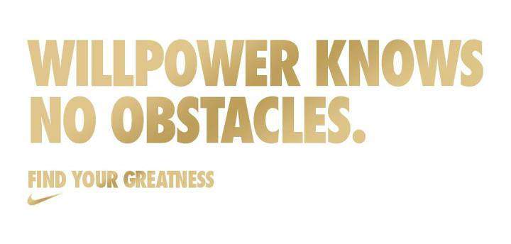 Runner Things #1953: Willpower knows no obstacles.