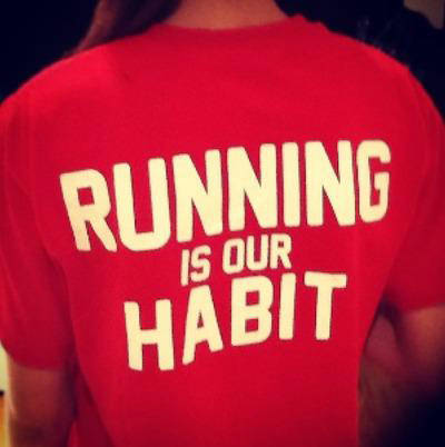 Runner Things #1977: Running is our habit.