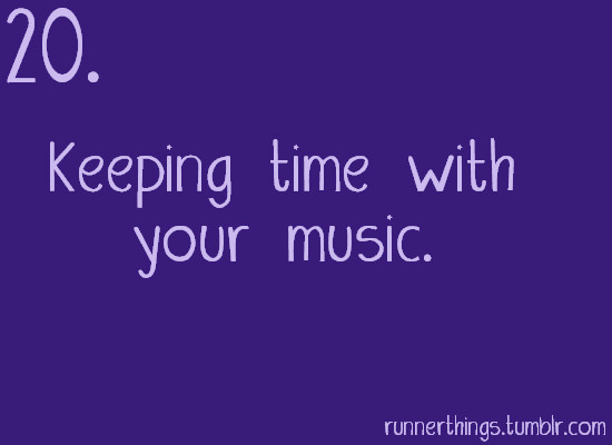 Runner Things #2022: Keeping time with your music.