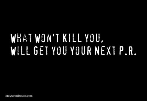 Runner Things #2032: What won't kill you will get you your next P.R.