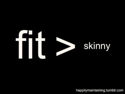 Runner Things #2050: fit > skinny - fb,fitness