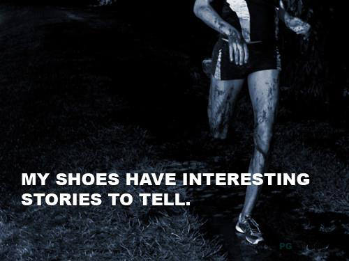 Runner Things #2084: My shoes have interesting stories to tell.