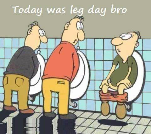 Runner Things #2085: Today was leg day bro.