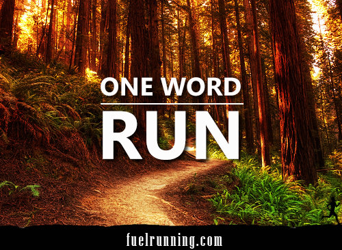 Runner Things #2108: One Word: Run