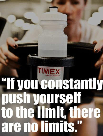 Runner Things #2363: If you constantly push yourself to the limit, there are no limits. - fb,running