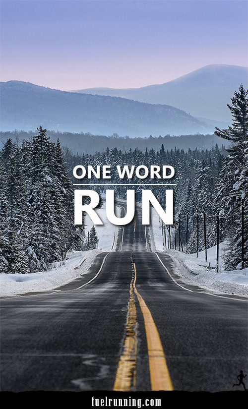 Runner Things #2403: One Word: Run