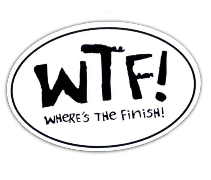 Runner Things #2426: WTF! Where's The Finish. - fb,running