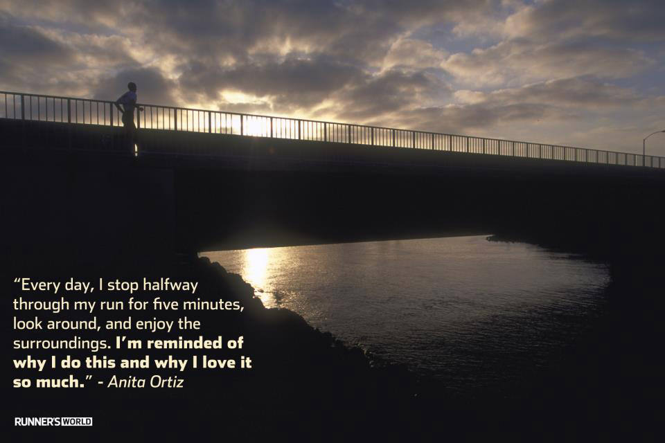 Runner Things #2509: Every day, I stop halfway through my run for five minutes, look around, and enjoy the surroundings. I'm reminded of why I do this and why I love it so much.