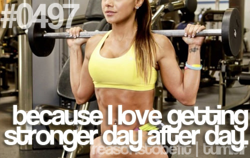 Runner Things #2698: Reasons to be fit #0497 Because I love getting stronger day after day