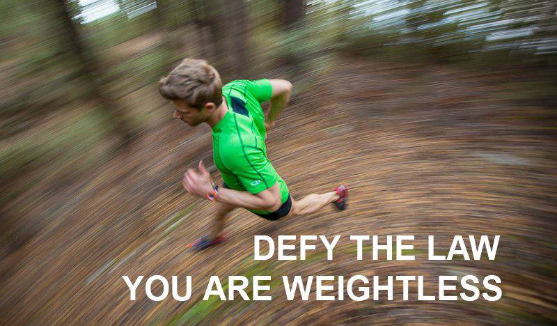 Runner Things #2746: Defy the law. You are weightless.