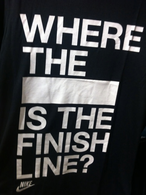 Runner Things #19: Where the xxxx is the finish line?