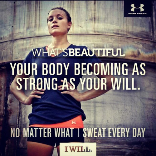 Runner Things #23: What's beautiful? Your body becoming as strong as your will. - fb,fitness