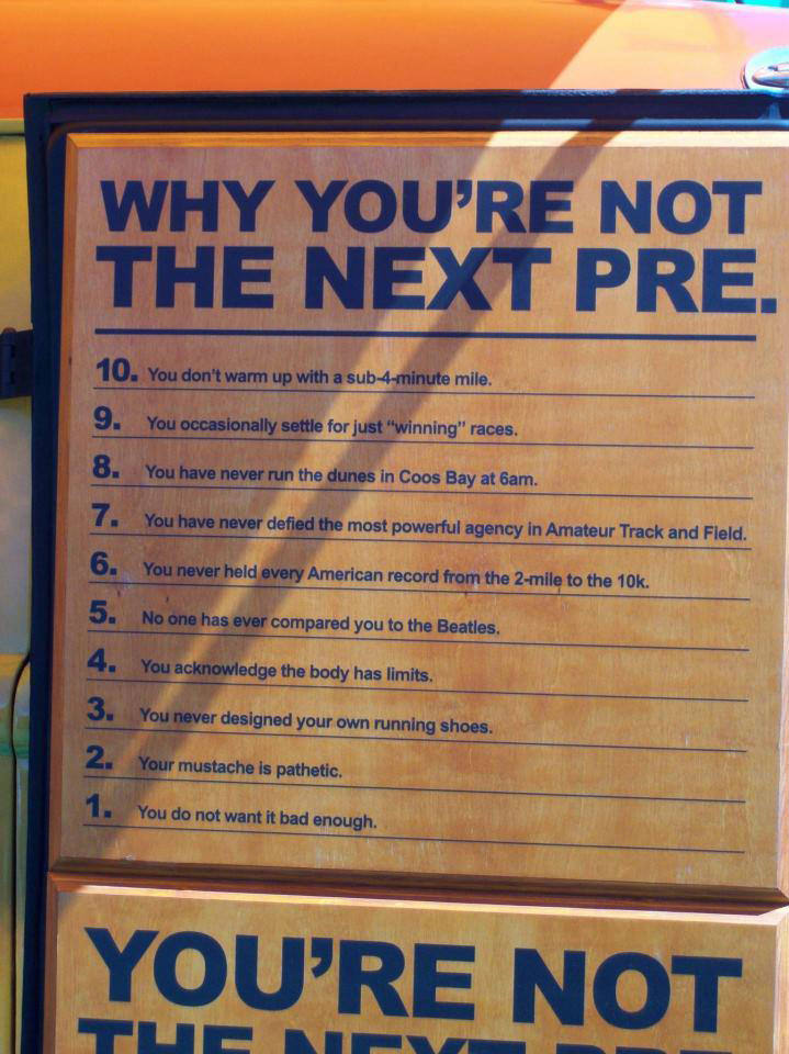 Runner Things #111: Why You're Not The Next Pre