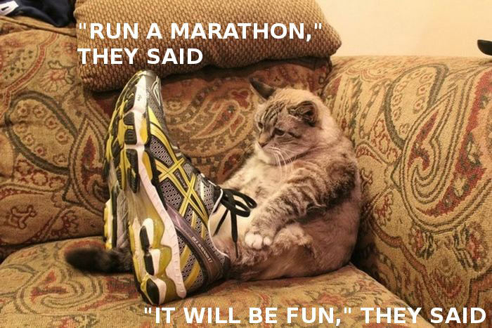 Runner Things #119: Run a marathon, they said. It will be fun, they said.