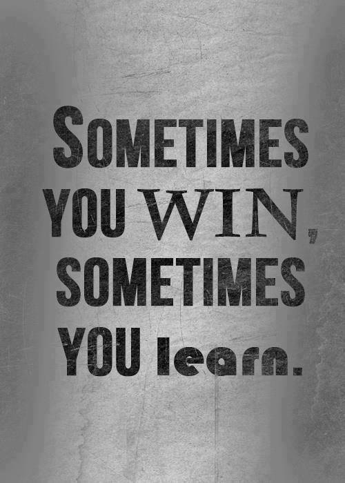 Runner Things #136: Sometimes you win. Sometimes you learn.