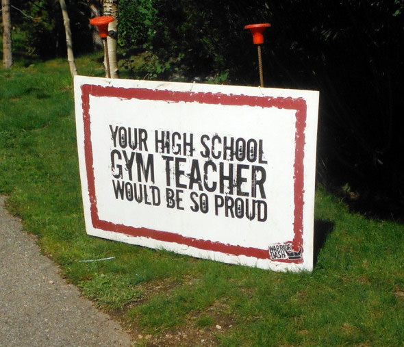 Runner Things #147: Your high school gym teacher would be so proud.