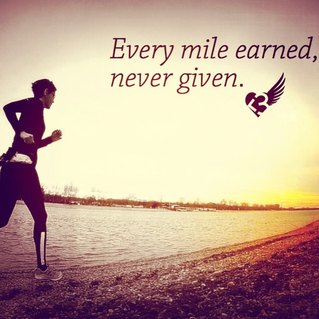 Runner Things #185: Every mile earned, never given.