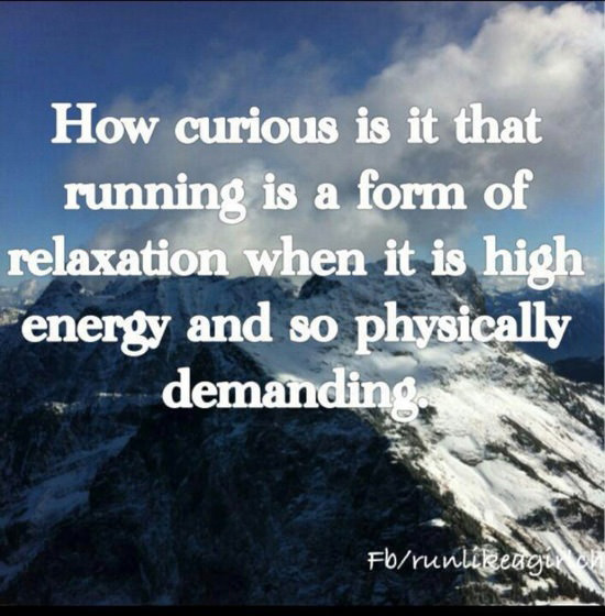 Runner Things #188: How curious is it that running is a form of relaxation when it is high energy and so physically demanding.