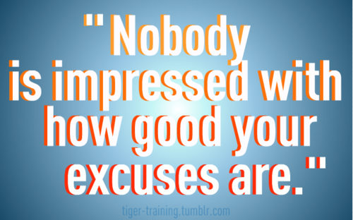 Runner Things #195: Nobody is impressed with how good your excuses are.