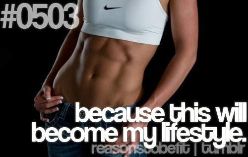 Runner Things #212: Reasons to be fit #0503 Because this will become my lifestyle.