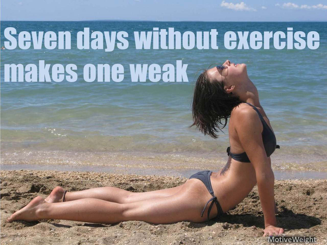 Runner Things #224: Seven days without exercise makes one weak.