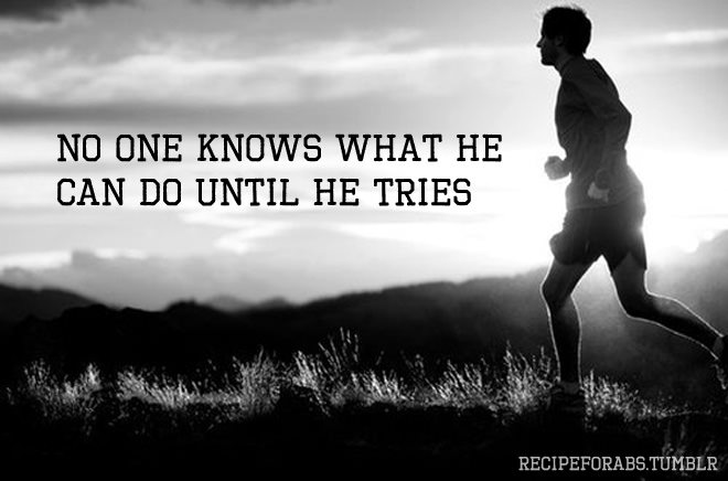 Runner Things #230: No one knows what he can do until he tries.