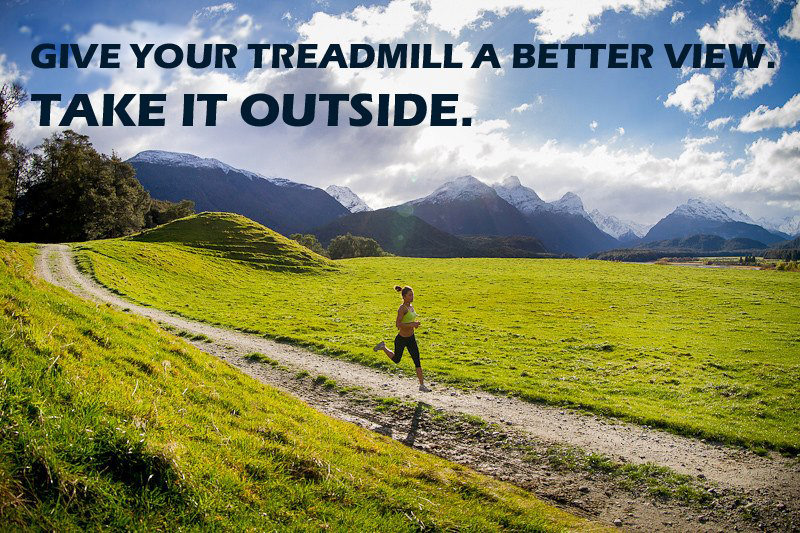 Runner Things #272: Give your treadmill a better view. Take it outside.