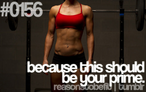 Runner Things #292: Reasons to be fit #0156 Because this should be your prime. - fb,fitness