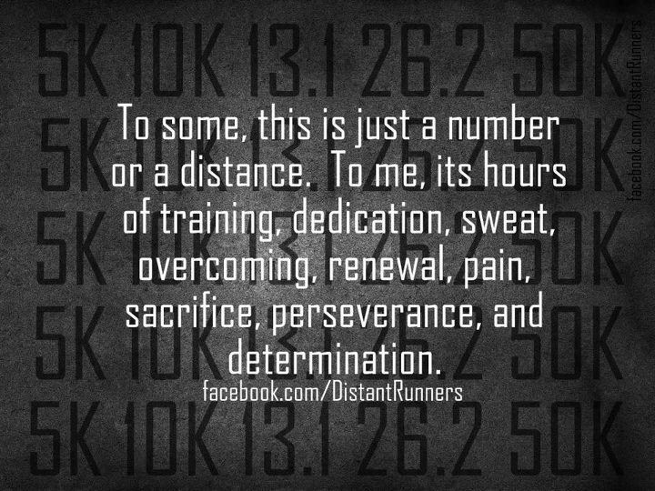 Runner Things #383: To some, this is just a number or a distance. To me, it's hours of training, dedication, sweat, overcoming, renewal, pain, sacrifice, perseverance, and determination.