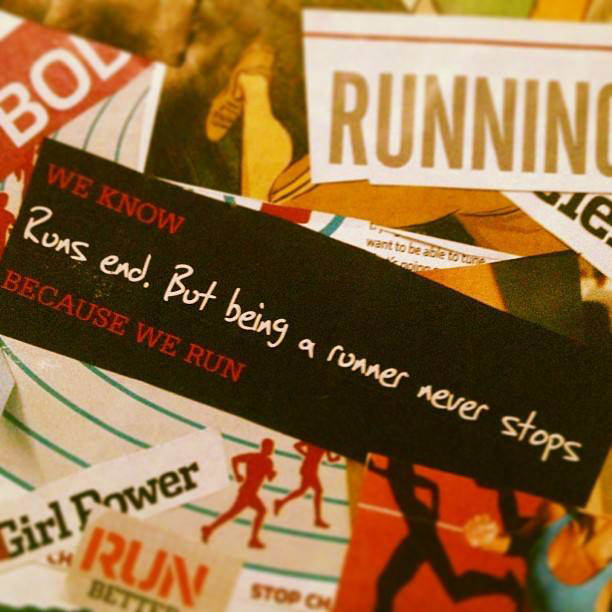 Runner Things #405: Runs end. But being a runner never stops.