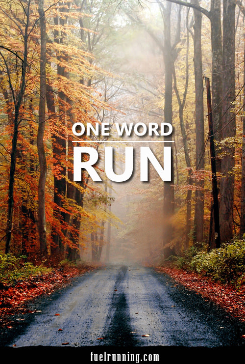 Runner Things #435: One Word: Run