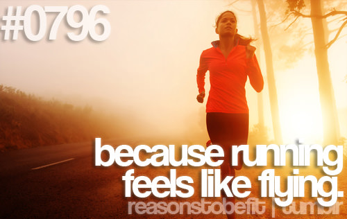 Runner Things #490: Reasons to be fit #0796 Because running feels like flying